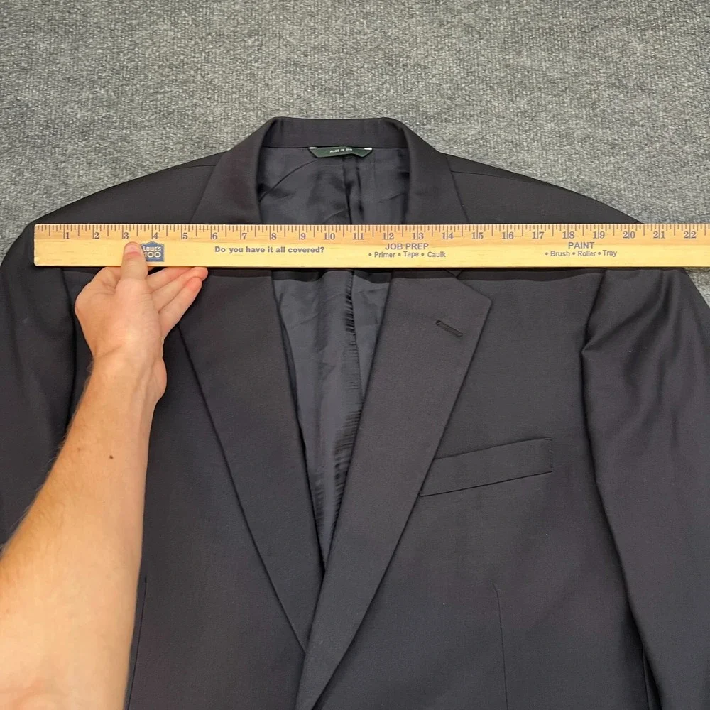 Brooks Brothers Country Club Loro Piana super 120s Black blazer jacket 48L